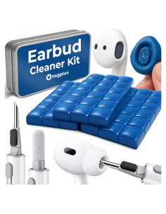Kit de limpieza para auriculares y teléfonos Level8 - Azul