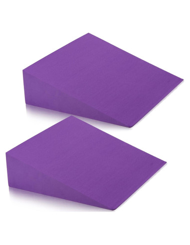 Cuñas de Espuma para Yoga DEAYOU 2 Pack 33 cm EVA Púrpura