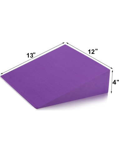 Cuñas de Espuma para Yoga DEAYOU 2 Pack 33 cm EVA Púrpura