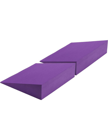 Cuñas de Espuma para Yoga DEAYOU 2 Pack 33 cm EVA Púrpura Cuñas de Espuma para Yoga DEAYOU 2 Pack 33 cm EVA Púrpura