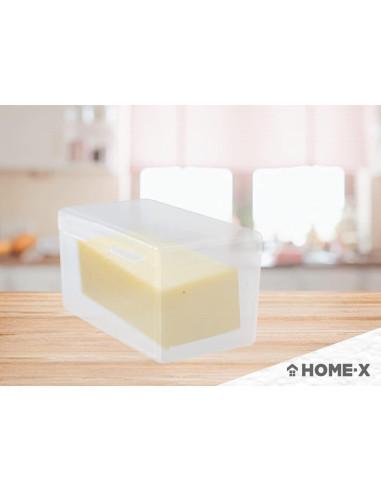 Contenedor de Mantequilla Home-X con Tapa Hermética 113g