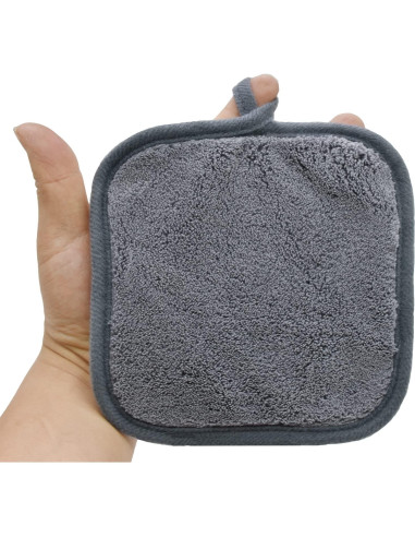 Toallitas Desmaquillantes Reutilizables BloomSesame 12 Pack Gris