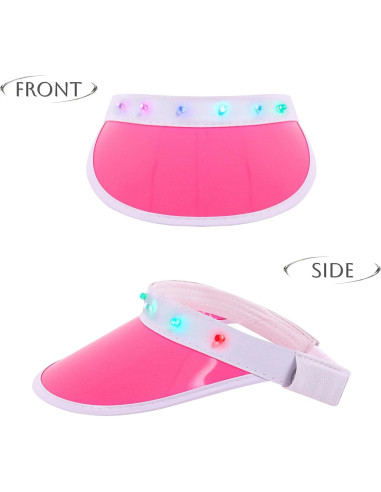 Sombrero Visera LED Naimo Protección UV Talla Única Color Caramelo