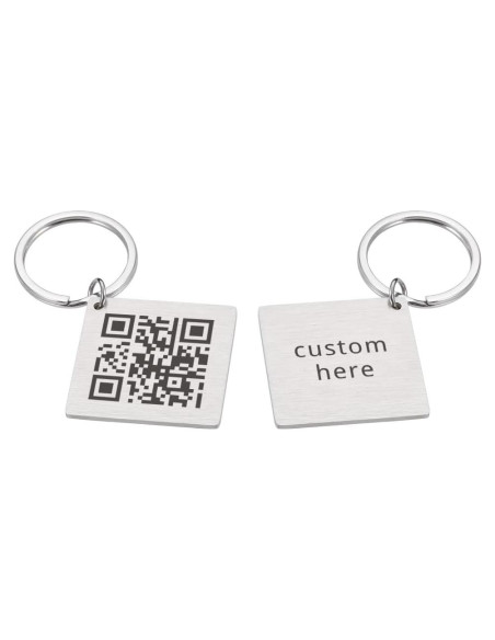 Llavero QR Personalizado con Foto y Mensaje - Regalo Único Llavero QR Personalizado con Foto y Mensaje - Regalo Único