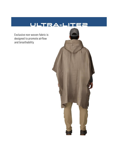 Poncho de Lluvia Impermeable FROGG TOGGS Ultra-Lite2 Caqui