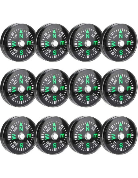 Brújula Mini de 20mm Genérico - 12 Unidades Llenas de Aceite Brújula Mini de 20mm Genérico - 12 Unidades Llenas de Aceite