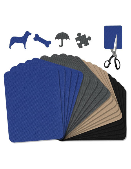 Paquete de 20 Parches de Planchar OMASUNB para Ropa 12.7x10.16cm Paquete de 20 Parches de Planchar OMASUNB para Ropa 12.7x10.16cm