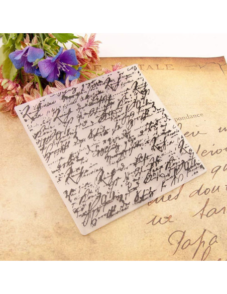 Plantilla de Embossing Plástico KWELLAM 15x15cm para Manualidades Plantilla de Embossing Plástico KWELLAM 15x15cm para Manualidades