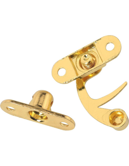 2 Ganchos de Pestillo Dorado Antiguo DGBRSM para Caja de Joyería 2 Ganchos de Pestillo Dorado Antiguo DGBRSM para Caja de Joyería