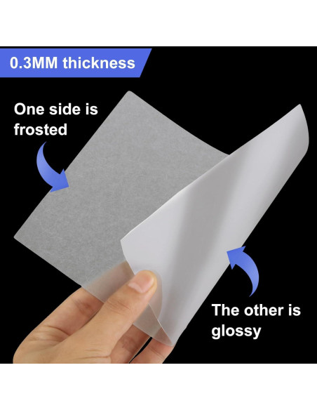 100 Hojas de Plástico Encogible 20 x 14.5 cm para Manualidades 100 Hojas de Plástico Encogible 20 x 14.5 cm para Manualidades