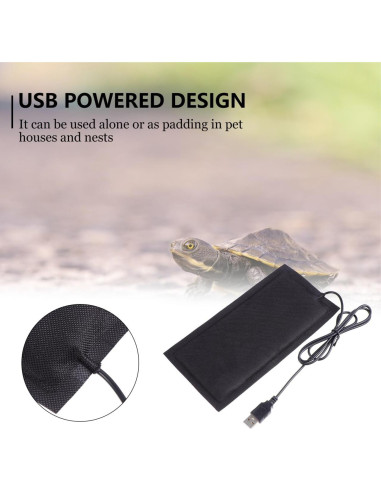Almohadilla Térmica USB Balacoo para Reptiles 20x10 cm