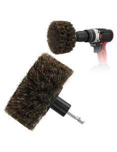 Cepillo de pelo de caballo DkOvn para taladro 0.64cm suave