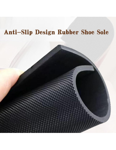Hoja de Goma para Suelas de Zapatos HuanQiu 9x28 cm Antideslizante