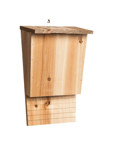 Casa de Murciélagos de Madera Natural Evergreen 23x34 cm