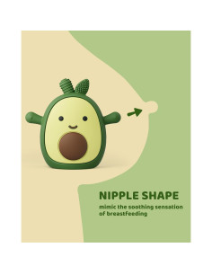 Mitón de Dentición de Silicona Aguacate ChooKaChoo 81.9g 2