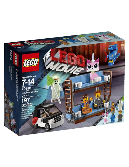 Sofá de dos pisos LEGO Movie con 4 minifiguras y accesorios Sofá de dos pisos LEGO Movie con 4 minifiguras y accesorios