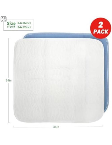 Almohadillas Reutilizables Gogreen 45x60 cm, Impermeables, 2 Pzas