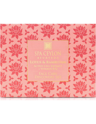 Juego de Cuidado Facial Spa Ceylon 5 Piezas Orgánico