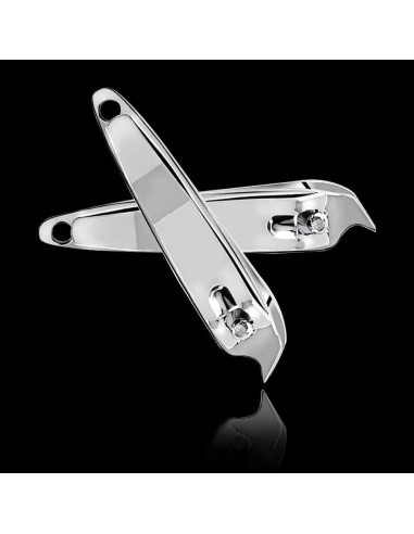 Cortadores de Uñas de Metal DNHCLL 2 Pcs Punta Inclinada