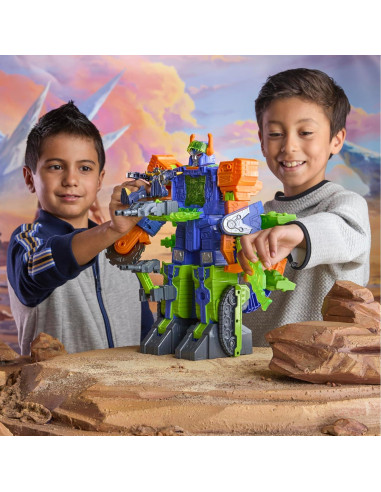 Transformers CYBERWORLD Scorponok Strike 2-en-1 con Luz y Sonido