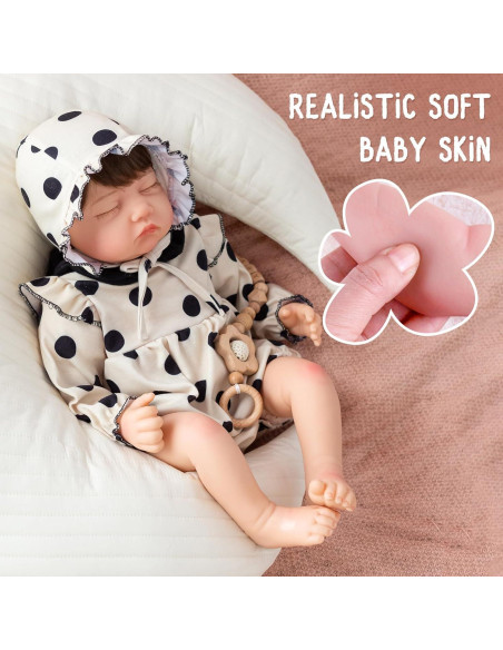 Muñeca Reborn Realista SPICIMOMO 56 cm con Cuerpo Suave Muñeca Reborn Realista SPICIMOMO 56 cm con Cuerpo Suave