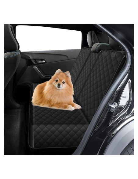 Funda de Asiento para Perros Alieemo Universal Impermeable Negra Funda de Asiento para Perros Alieemo Universal Impermeable Negra