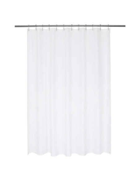 Cortina de Ducha N&Y HOME Nylon Blanca 182.88x182.88 cm Cortina de Ducha N&Y HOME Nylon Blanca 182.88x182.88 cm