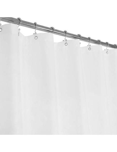 Cortina de Ducha N&Y HOME Nylon Blanca 182.88x182.88 cm Cortina de Ducha N&Y HOME Nylon Blanca 182.88x182.88 cm