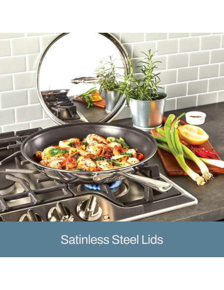 Juego de Utensilios de Cocina All-Clad D3 10 Piezas Acero Inoxidable Juego de Utensilios de Cocina All-Clad D3 10 Piezas Acero Inoxidable