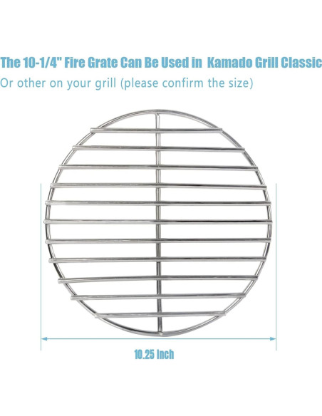 Parrilla de Carbón KAMaster 10.25" Acero Inoxidable para BBQ Parrilla de Carbón KAMaster 10.25" Acero Inoxidable para BBQ
