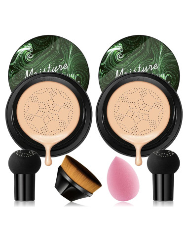 Set de Maquillaje CC y BB Fusang con Brocha y Esponja
