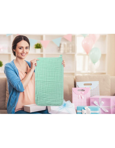Paños de Muselina para Eructos Hicarer 6 Piezas 50x25 cm