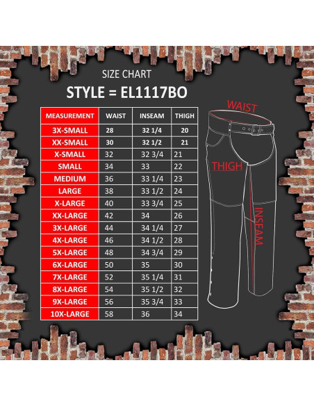 Pantalones de Cuero Real Event EL1117BO Negros 2X para Motociclistas Pantalones de Cuero Real Event EL1117BO Negros 2X para Motociclistas