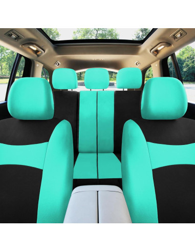 Fundas de Asiento de Auto FH Group Mint Juego Completo