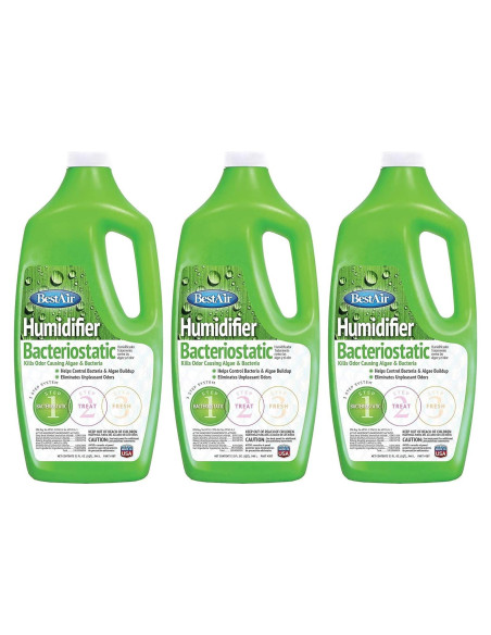 Tratamiento de Agua Bacteriostático BestAir BT 3 Paquetes 96 oz Tratamiento de Agua Bacteriostático BestAir BT 3 Paquetes 96 oz