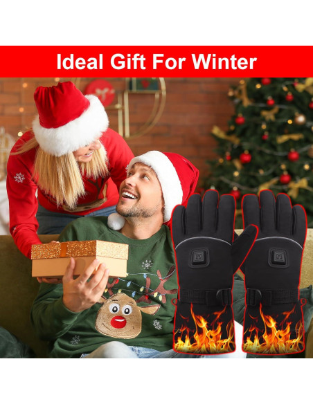 Guantes Calentados Magnolia 7.4V Unisex Táctiles Impermeables Guantes Calentados Magnolia 7.4V Unisex Táctiles Impermeables