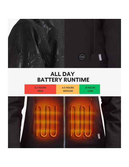 Chaqueta Térmica Venture Heat para Hombre con Batería - Resistente al Agua Chaqueta Térmica Venture Heat para Hombre con Batería - Resistente al Agua