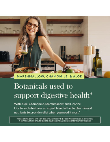Gaia Herbs Alivio de Reflujo 45 Tabletas Masticables Digestivas