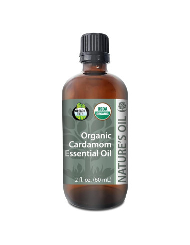 Aceite Esencial de Cardamomo Orgánico Nature's Oil 60ml