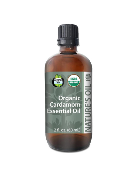 Aceite Esencial de Cardamomo Orgánico Nature's Oil 60ml Aceite Esencial de Cardamomo Orgánico Nature's Oil 60ml