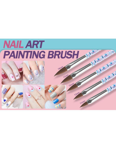 Set de 35 Pinceles para Arte de Uñas Artdone - Herramientas Profesionales