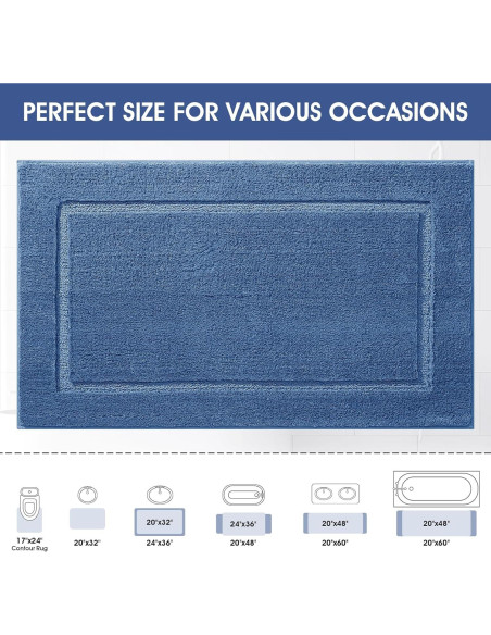 Alfombrilla de baño IM HOME 61x43cm Microfibra Antideslizante Alfombrilla de baño IM HOME 61x43cm Microfibra Antideslizante