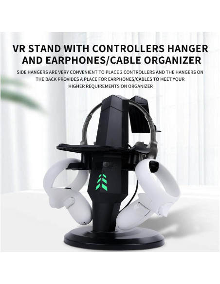 Soporte de Carga TechKen para Auriculares VR Quest 2 Soporte de Carga TechKen para Auriculares VR Quest 2