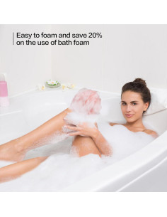 Esponja de Baño Loofah Fishent 4 Piezas Exfoliante Suave 2