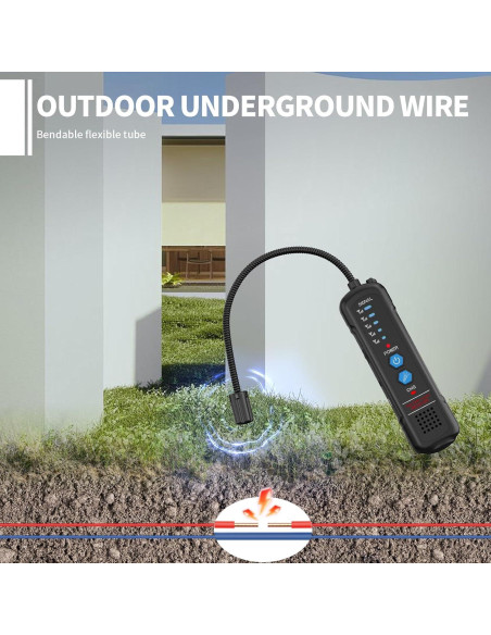 Localizador de Cables Subterráneos JINXINEBAY U650TX660RX - Detección hasta 2m Localizador de Cables Subterráneos JINXINEBAY U650TX660RX - Detección hasta 2m