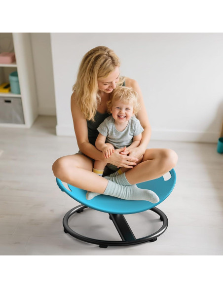 Silla giratoria sensorial para niños autistas Yongkang - Azul Silla giratoria sensorial para niños autistas Yongkang - Azul