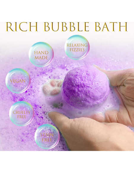 Juego de 15 Bombas de Baño Excalla con Aromas Naturales Juego de 15 Bombas de Baño Excalla con Aromas Naturales