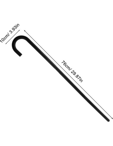 Bastón de Disfraz de Halloween DOITOOL 76 cm Plástico Desmontable