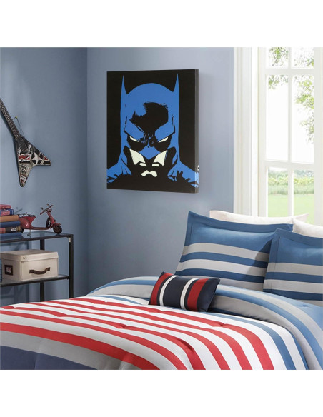 Obra de Arte Iluminada Batman Idea Nuova 40x29 cm Decoración Obra de Arte Iluminada Batman Idea Nuova 40x29 cm Decoración