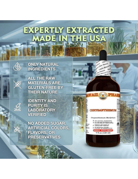 Extracto Líquido de Crisantemo Hawaii Pharm 59.15 ml Orgánico Extracto Líquido de Crisantemo Hawaii Pharm 59.15 ml Orgánico